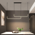 Modern Minimalist Ceiling LED Pendant Lights: Strobe-Free Dimmable 21W, 42W, 90cm, 120cm, 150cm